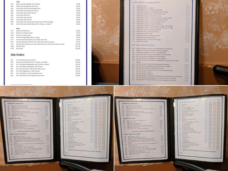 Saigon On Brant Menu