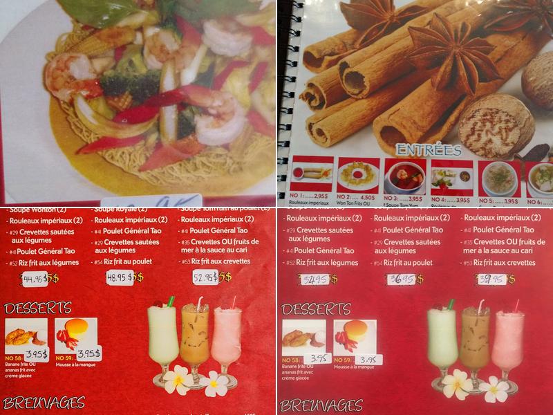 Thai & Lao Spicy Menu