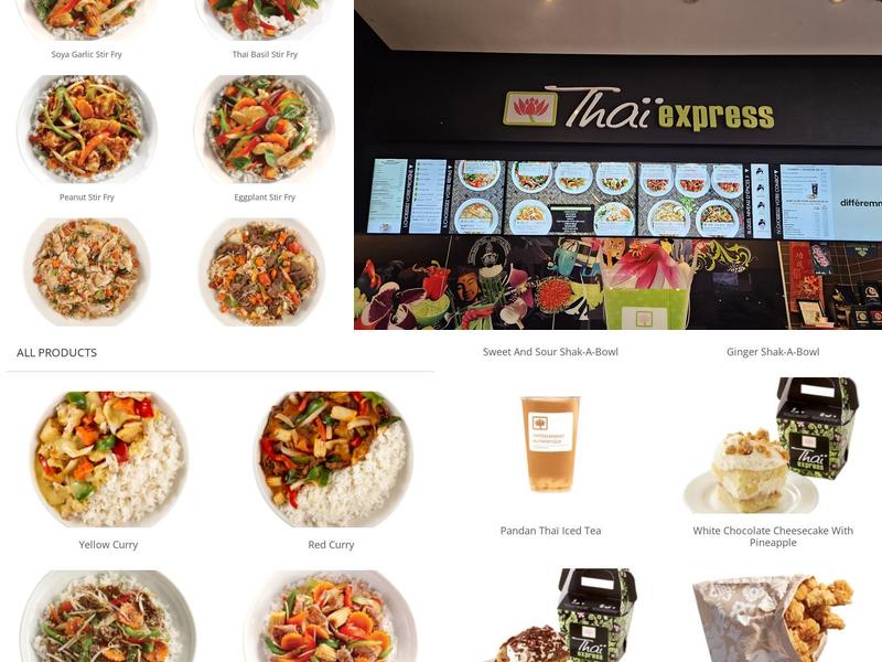 Thai Express Restaurant Boisbriand Menu