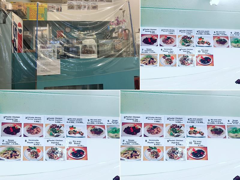 Sous Marin Nha Trang Menu