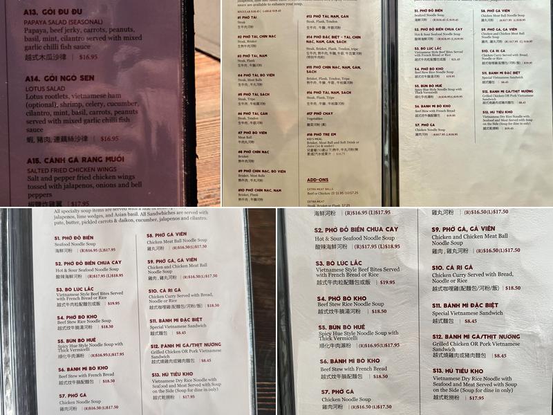 Lotus Restaurant Menu