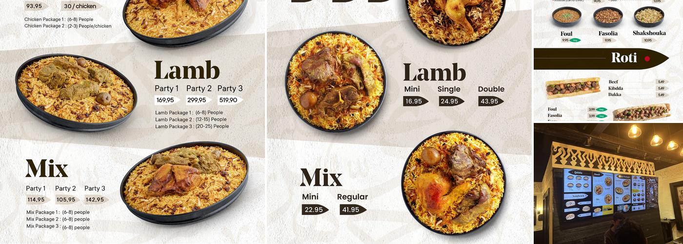 MONASABA Menu