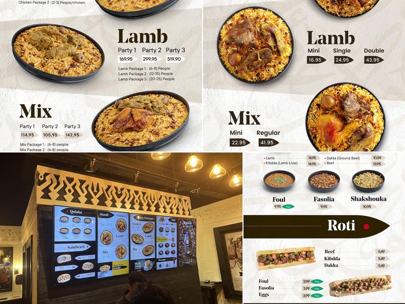 MONASABA Menu
