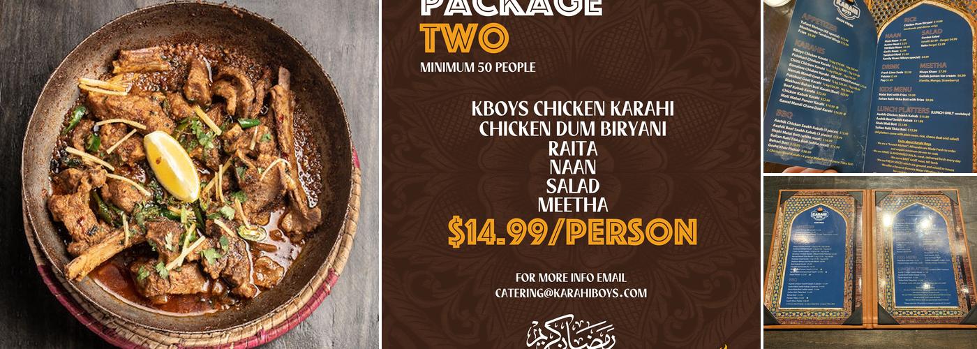 Karahi Boys Menu