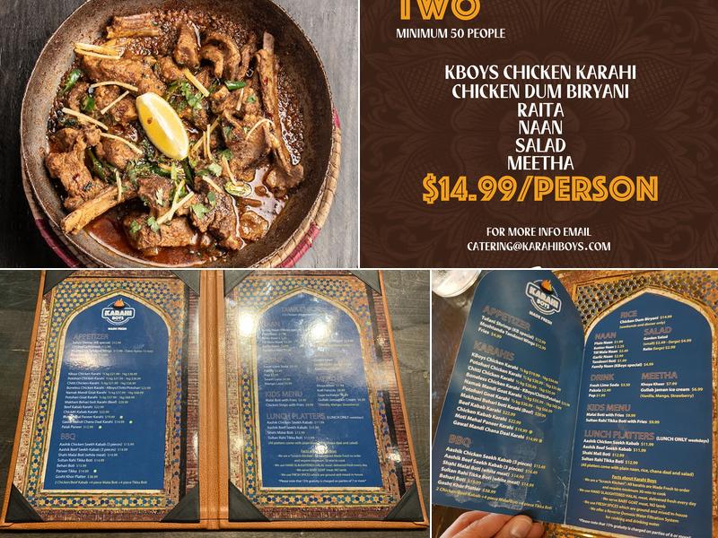 Karahi Boys Menu
