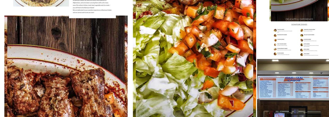 Bamiyan Kabob Menu