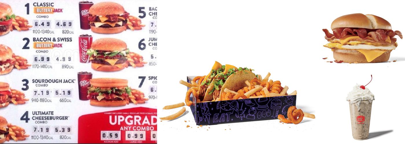 Jack in the Box Menu