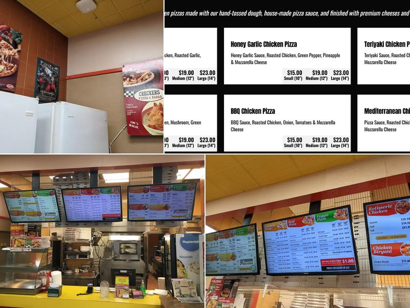 Checkers Pizza & Kabab (Whyte Ave. Branch) Menu