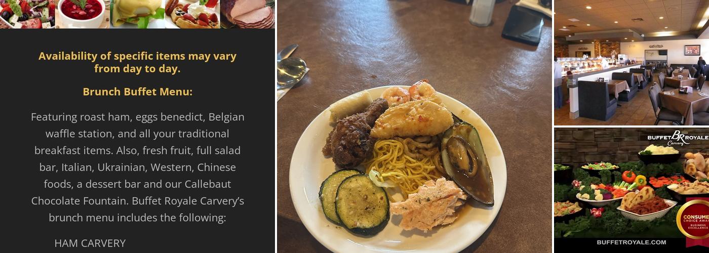 Buffet Royale Carvery West Menu