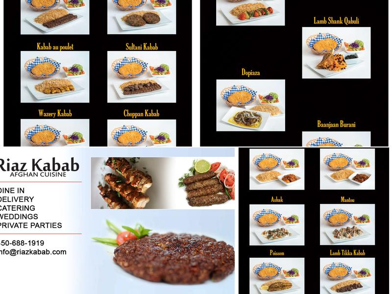 Riaz Kabab Menu
