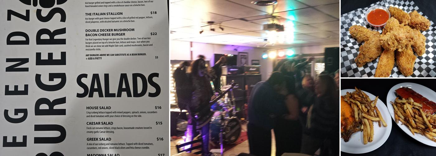 Legendz Pub Menu