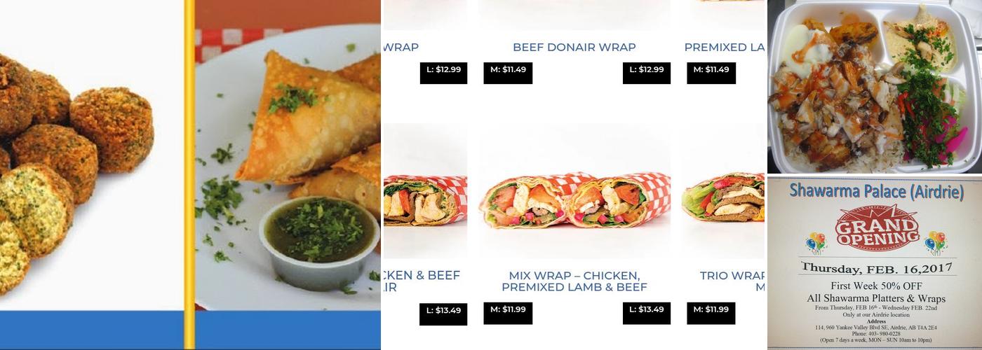 Shawarma Palace- Falconridge Menu
