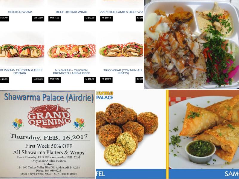 Shawarma Palace- Falconridge Menu