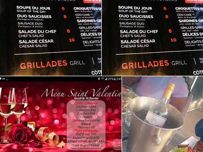 Grillades Sizzle Menu