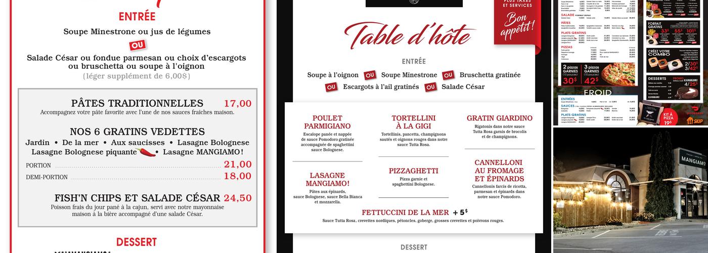 Mangiamo Menu