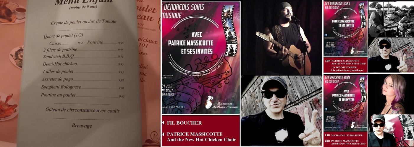 Restaurant au Poulet Nouveau Inc Menu