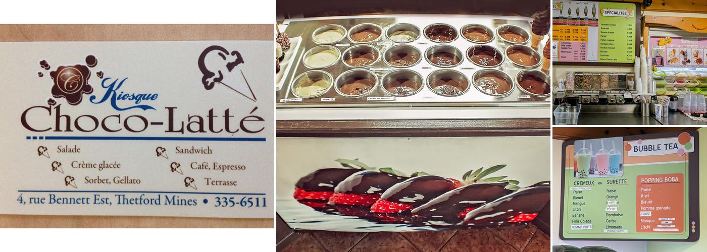Kiosque Choco-Latté Menu