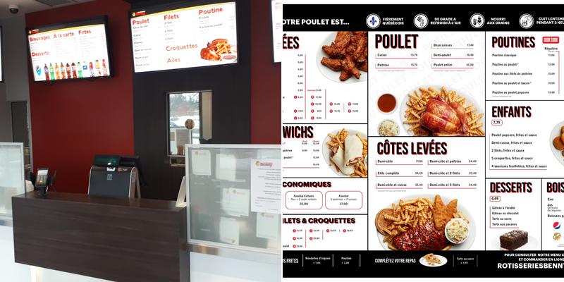 Rôtisseries Benny Menu