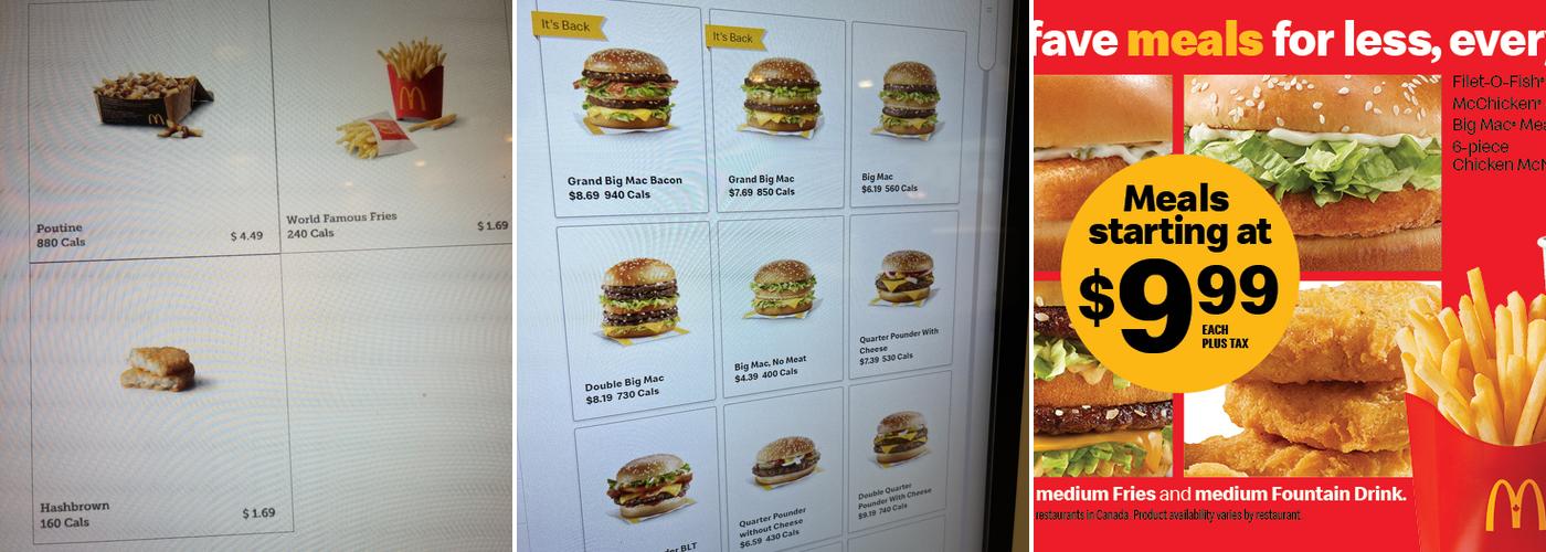 McDonald's Menu