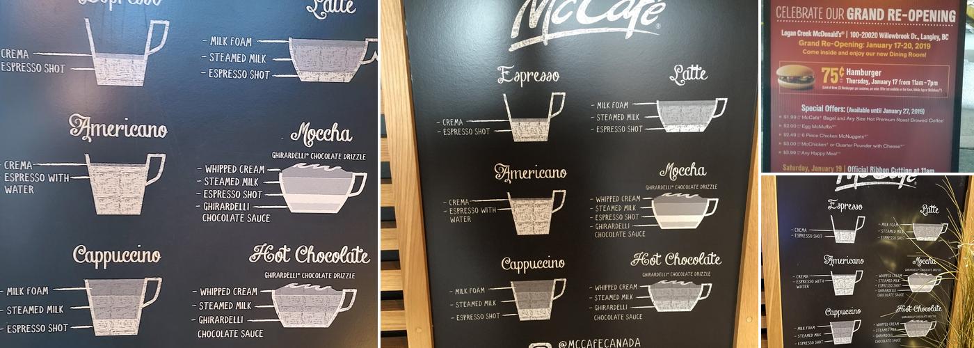 McDonald's Menu