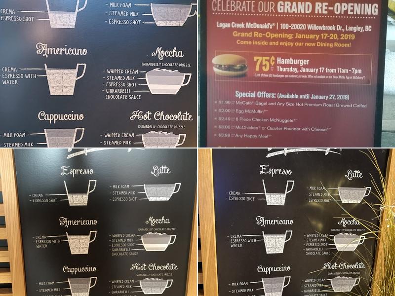McDonald's Menu