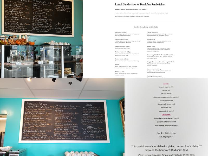Lemon Bakery Menu