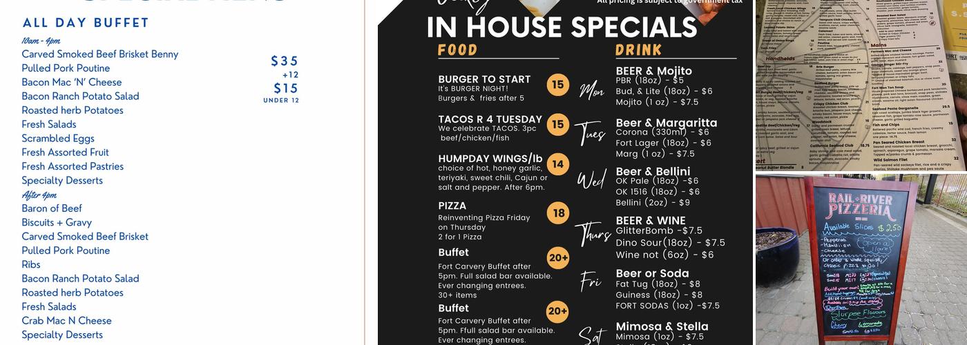 Fort Pub & Grill Menu