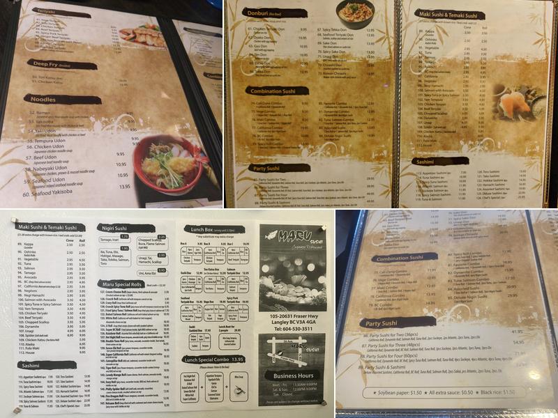 Maru Menu