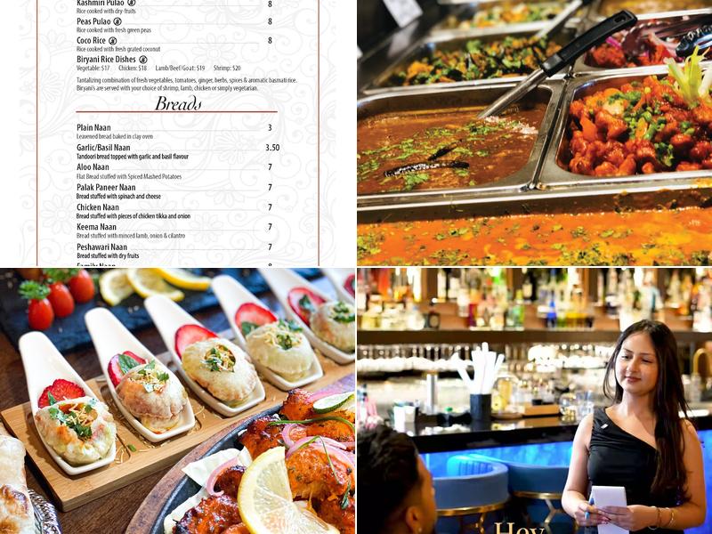 An Indian Affair Menu