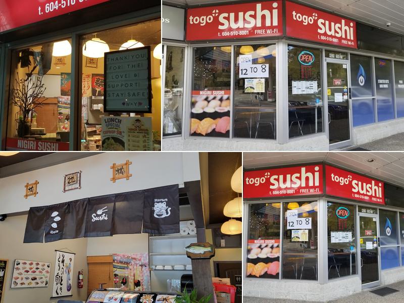 Togo Plus Sushi 4029 208 St, Langley
