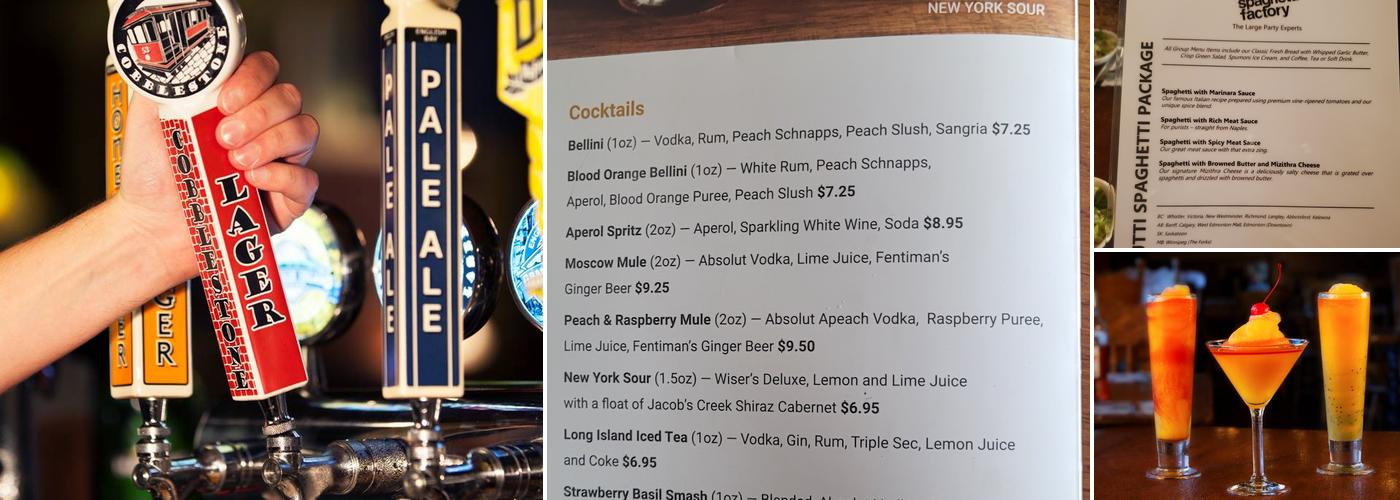 The Old Spaghetti Factory (Langley) Menu