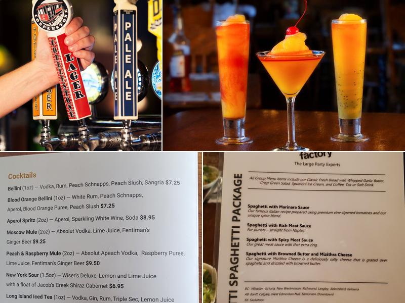 The Old Spaghetti Factory (Langley) Menu