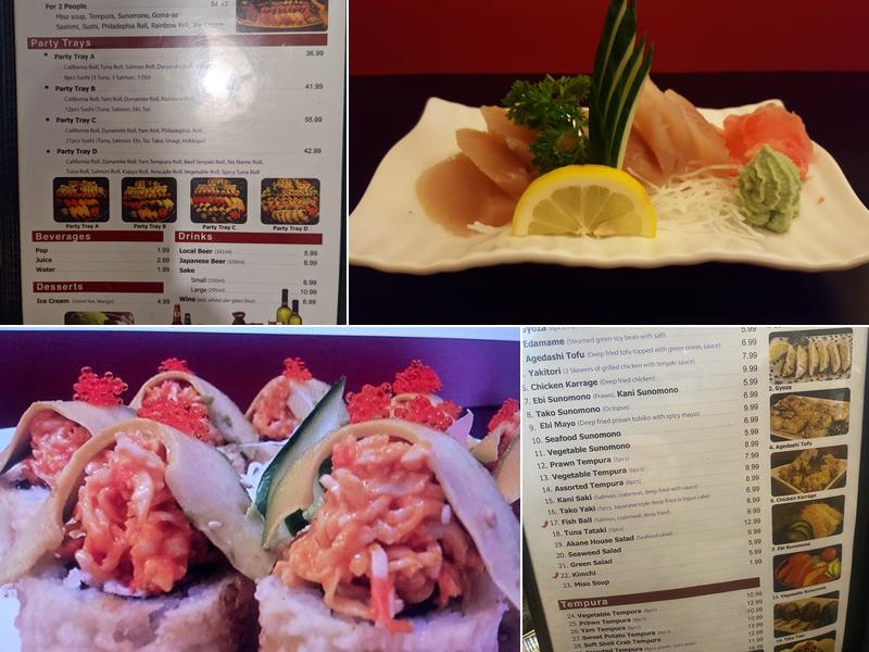 Akane Japanese Restaurant Menu