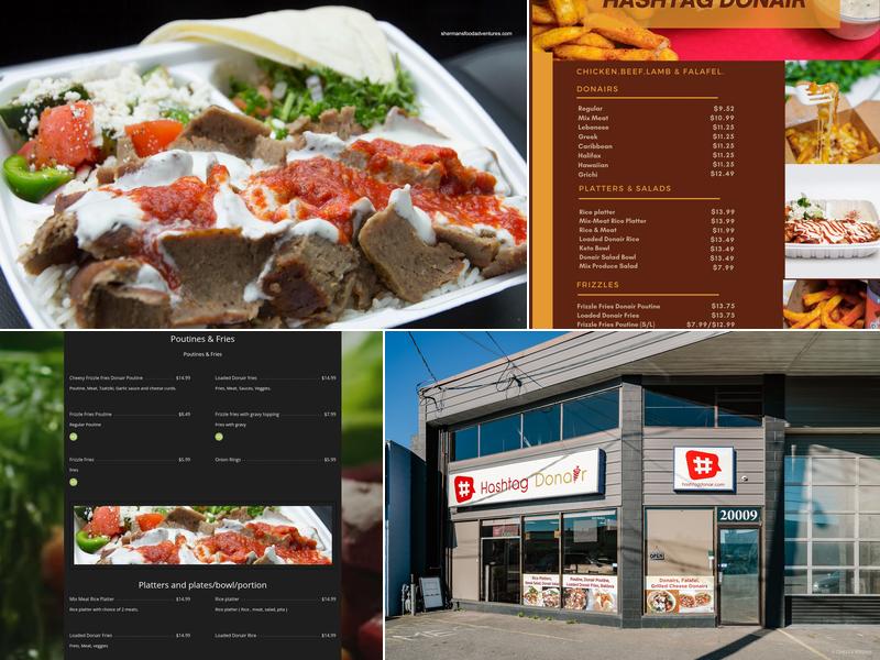 Hashtag Donair Menu