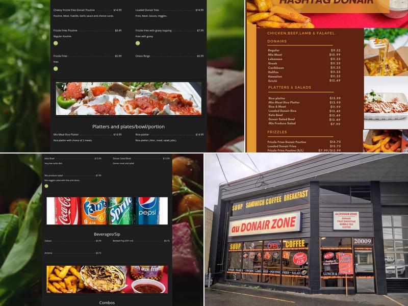 Hashtag Donair Menu