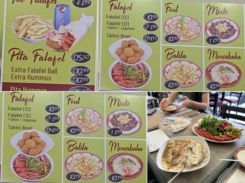 Falafel Abou Hanna Menu