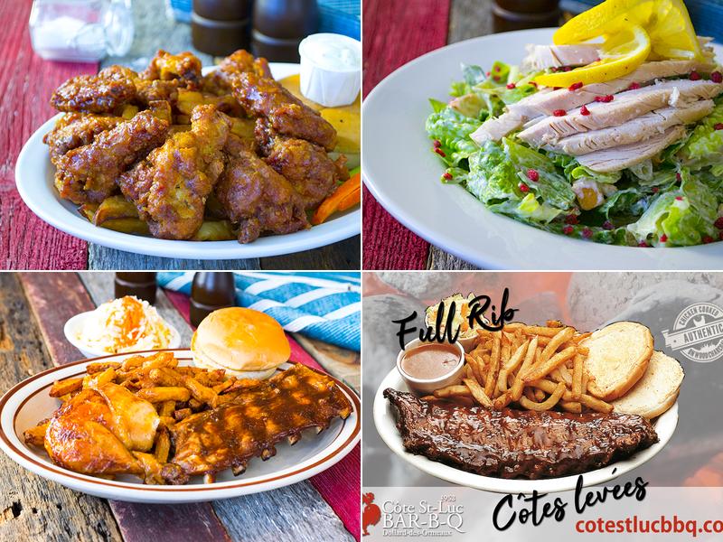 Côte St Luc BBQ Menu