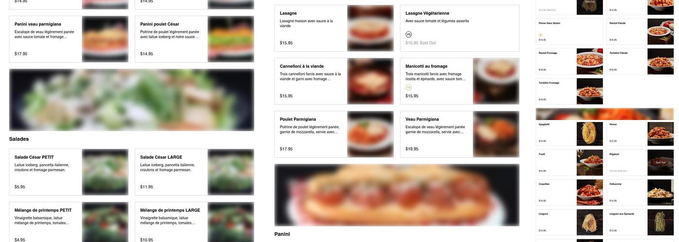 Pastamore Menu