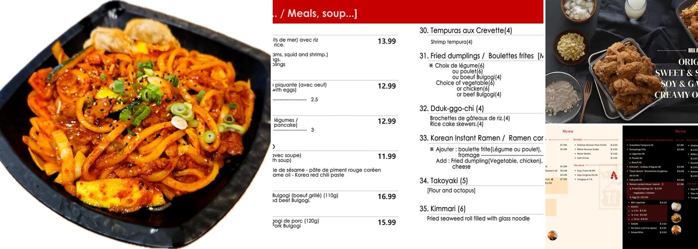 Matjip - Korean BBQ & Chicken Menu