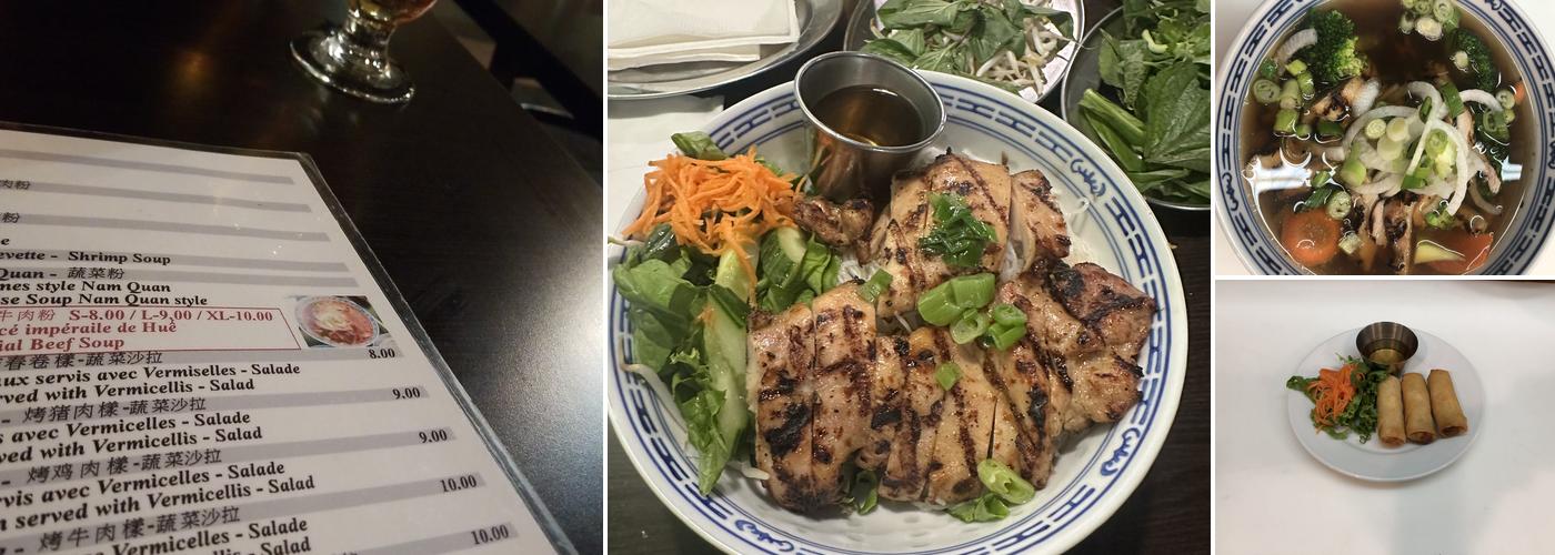 Pho Thanh Restaurant Menu