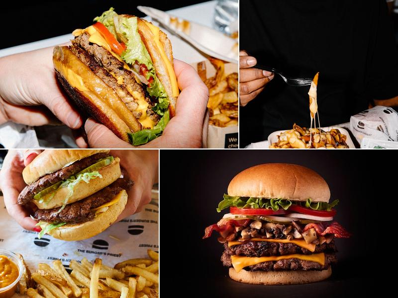 The Burger's Priest Menu