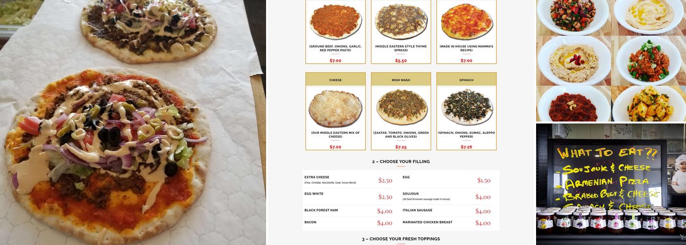 Mamajoun Pizzeria Menu