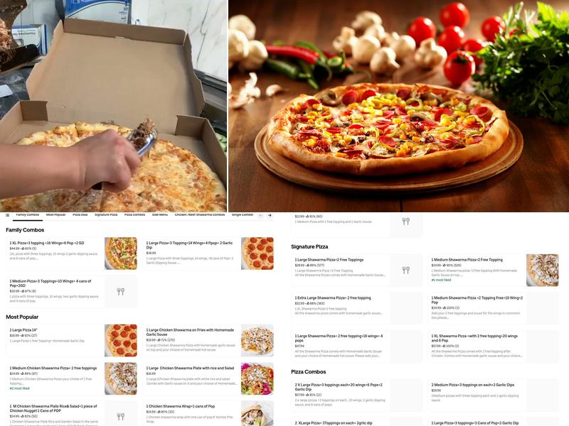 CHITO's Pizza and Mediterranean Restaurant Menu