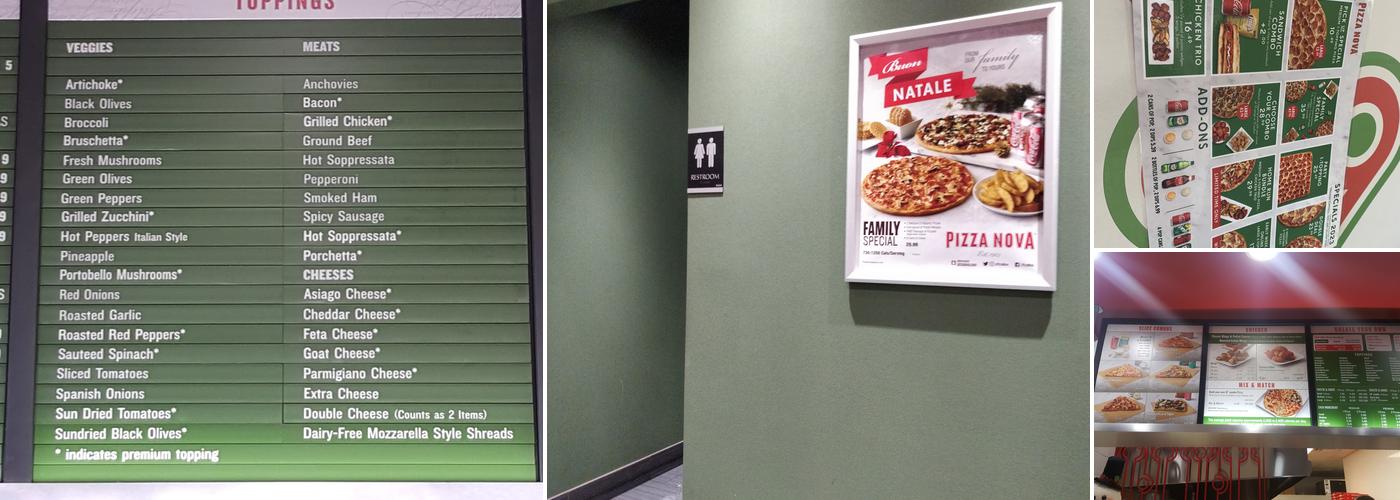 Pizza Nova Menu