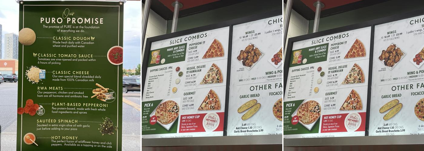 Pizza Nova Menu