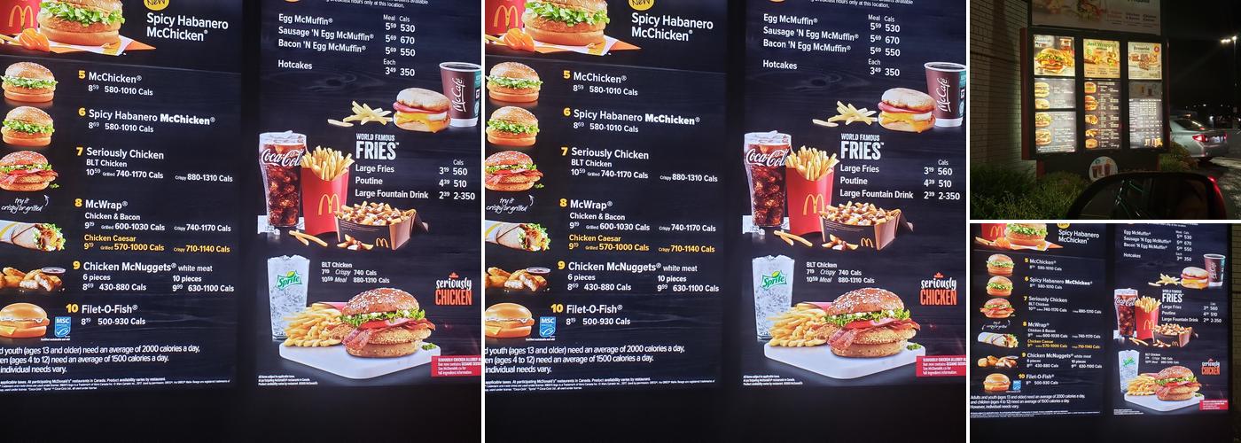 McDonald's Menu