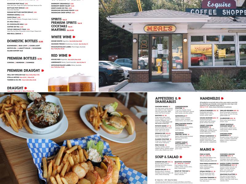 Esquire Restaurant Menu