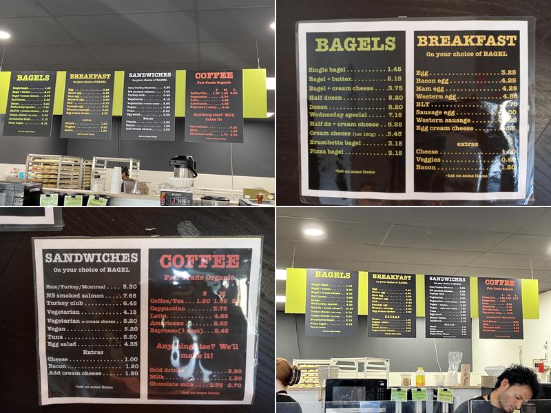 Izzy's Bagel Co. Menu
