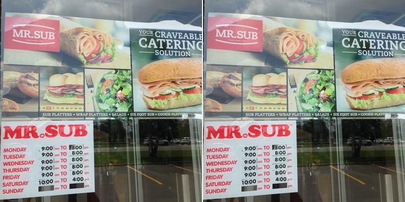 Mr.Sub Menu