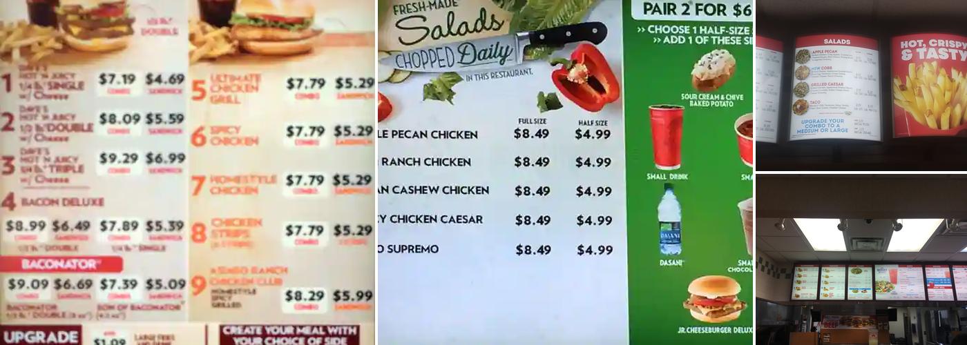 Wendy's Menu
